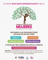 Hoy se cierra la convocatoria para conformar Consejo Consultivo de Mujeres