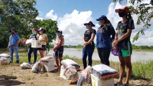 Familias damnificadas recibieron ayudas humanitarias en Villanueva