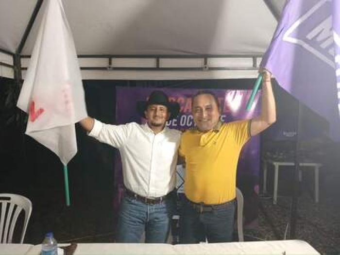 Carlos Cetina, candidato a la Alcaldía de Pore, recibió adhesión de candidato Argemiro Teatín