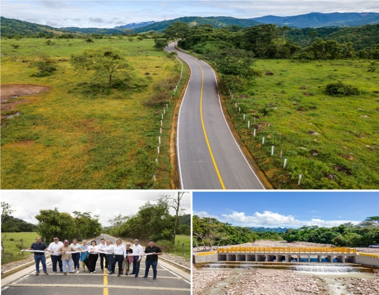 Comunidades rurales de Aguazul reciben obras de infraestructura vial, claves para su desarrollo productivo