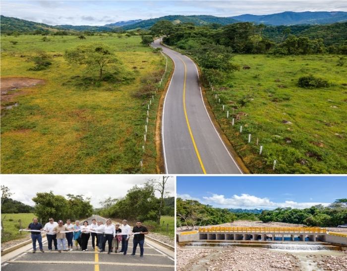Comunidades rurales de Aguazul reciben obras de infraestructura vial, claves para su desarrollo productivo