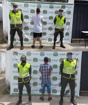 Capturados por pintar grafitis y portar panfletos alusivos a las Autodefensas Gaitanistas de Colombia