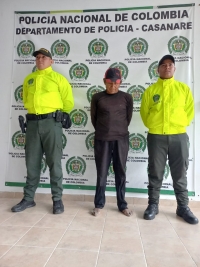 Capturado por el delito de homicidio agravado en sector rural del municipio de Villanueva