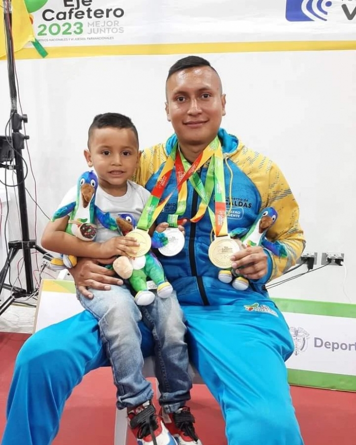Deportista casanareño ganó tres medallas en Juegos Paranacionales