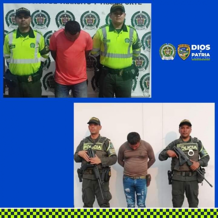 Policía de Tránsito reportó dos capturas: una en Yopal y otra en Pore