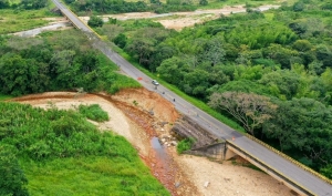 Culminan obra sobre el río Guachiría, para proteger La Marginal del Llano a la altura de Pore