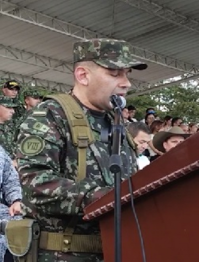 Coronel Realpe Trujillo se despidió de la Brigada 16 con nostalgia y satisfacción por los logros alcanzados
