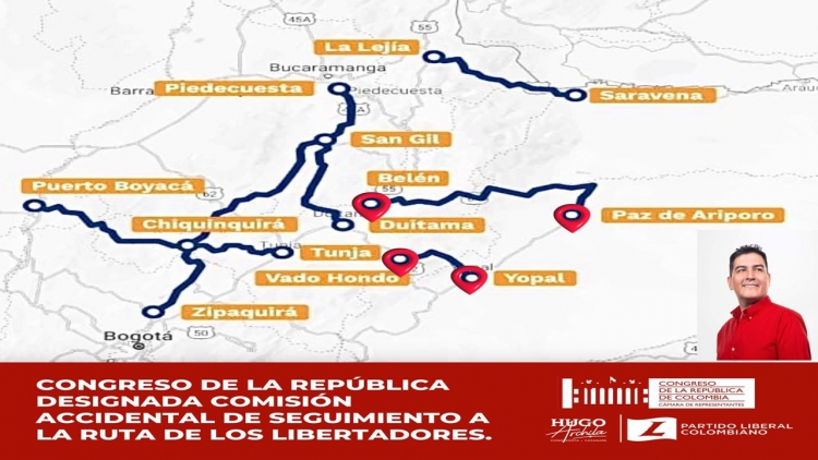 Designado Hugo Archila como miembro de Comisión Accidental de Seguimiento a la Ruta de Los Libertadores