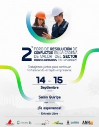 Segundo foro para la resolución de conflictos: la manera amigable de limar asperezas en el sector petrolero