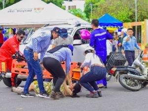 Yopal lanza campaña con estaciones interactivas para transformar la cultura de seguridad vial ciudadana
