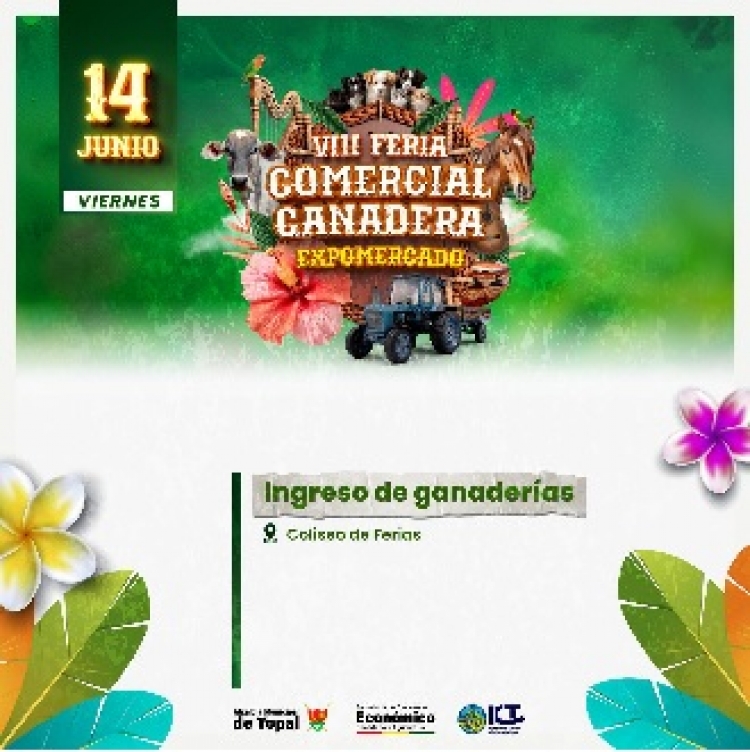 Yopal celebra su feria ganadera y expomercado del 14 al 16 de junio