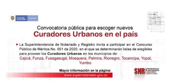 Superintendencia de Notariado y Registro abrió concurso para proveer curadores en Yopal y ocho municipios más del país