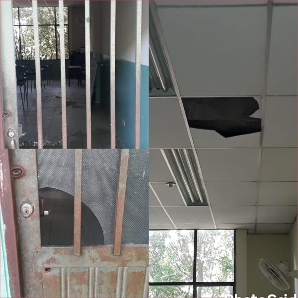 Delincuentes violentaron chapas del Instituto Técnico Ambiental en Yopal donde pretendían hurtar