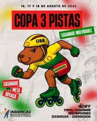 Casanare se prepara para recibir la élite del patinaje en la Copa 3 pistas