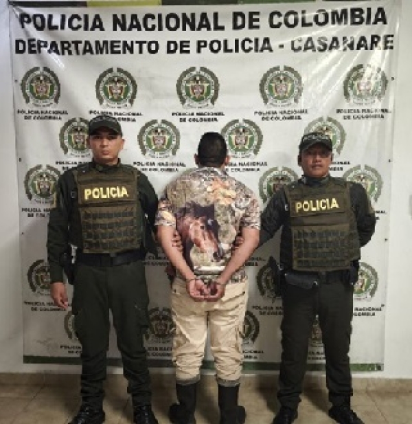 Capturado en Villanueva hombre requerido por violencia intrafamiliar