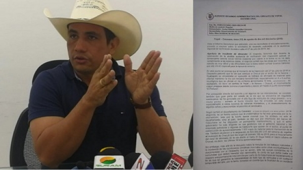 Gobernador en líos judiciales por incumplirle a Orocue con la movilidad permanente en la vía hacia Yopal