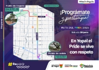 Mañana sábado Yopal tendrá cierres viales en algunos sectores para facilitar marcha la comunidad LGTBIQ+