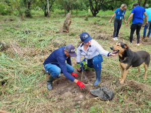 Con sembratón finalizó programa de fortalecimiento al parque La Iguana