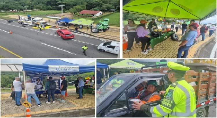 Policía de Carreteras le madrugó al puente del Sagrado Corazón
