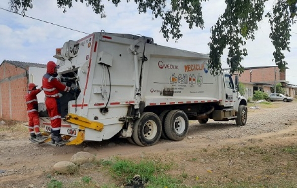 Veolia no prestará servicio de recolección de basuras el Viernes Santo