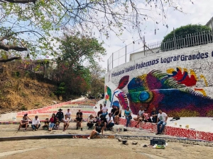 Parque La Iguana tiene nueva imagen gracias a un grupo de voluntarios