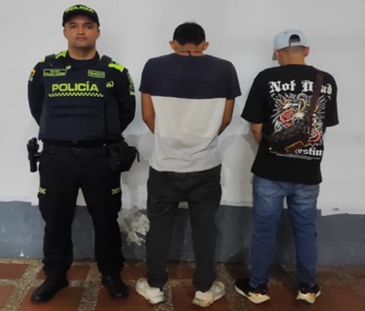En Yopal Policía reportó la captura de dos sujetos señalados de hurto bajo la modalidad de raponazo