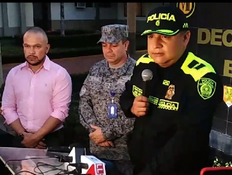 Policía busca reforzar la seguridad en las vías del departamento tras quema de bus en Hato Corozal