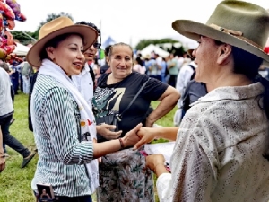 Sonia Bernal con el acelerador a fondo: Visitó tres municipios en Casanare durante el fin de semana