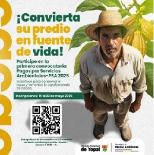 En Yopal se abrió convocatoria para el pago por servicios ambientales