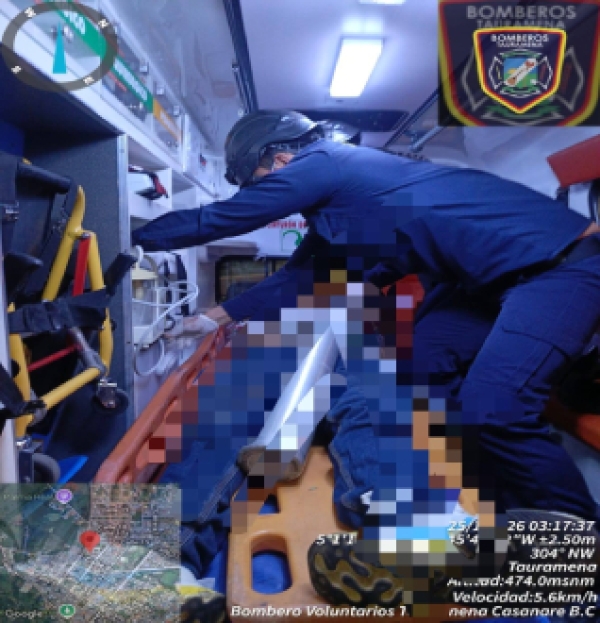 Motociclista perdió la vida al golpearse con un sardinel en Tauramena