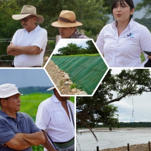 Familias más seguras con las obras de protección en la margen derecha del río Ariporo