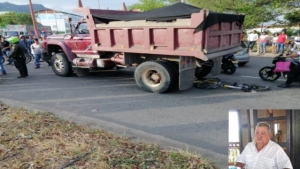Triste final: falleció adulto mayor que había sido arrollado por una volqueta
