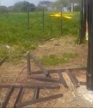 Inescrupulosos vandalizaron y destruyeron la tarabita con la que se pretendía transportar a personas sobre el río Ariporo