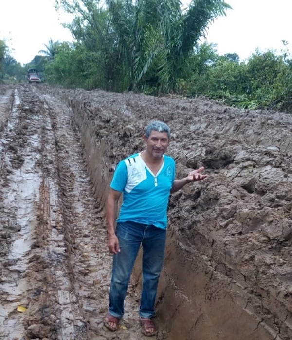 Habitantes de Trinidad preguntan ¿Cuándo veremos acciones en la vía a Bocas del Pauto?