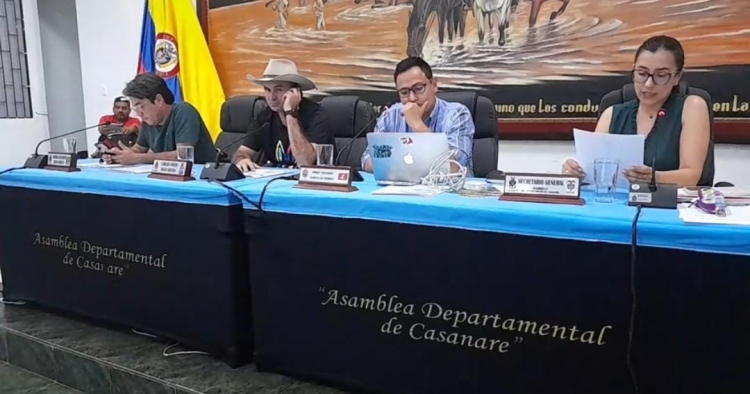 Elegidas mesas directivas para las Comisiones Permanentes en la Asamblea Departamental de Casanare año 2023