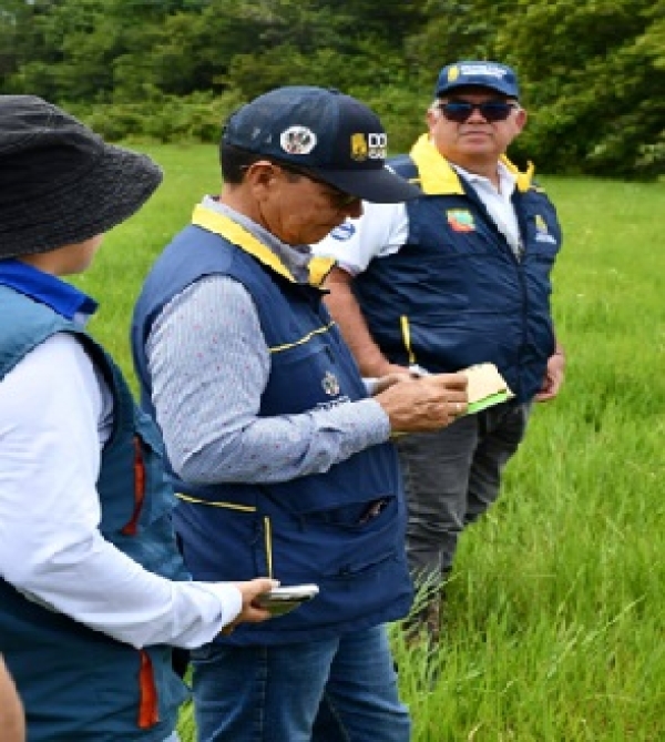 Se adelantó visita técnica para evaluar afectaciones del río Túa en zona rural de Monterrey