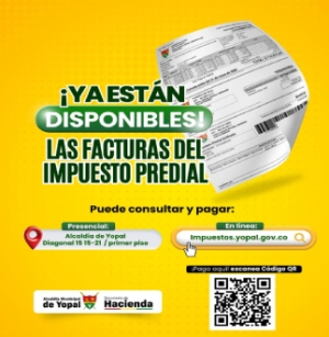 Alcaldía de Yopal habilitó facturación del impuesto predial para la vigencia 2026