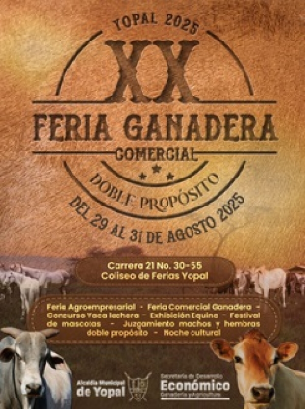 Se avecina la vigésima feria ganadera doble propósito de Yopal