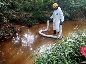 Ecopetrol apoya plan de contingencia por presencia de residuos aceitosos en Aguazul