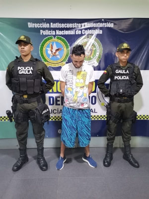 Alias “El tuerto” fue recapturado por el Gaula cuando salía de las carceletas de la Policía por vencimiento de términos