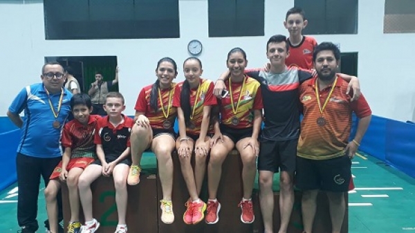 Medalla de bronce ganaron casanareñas en torneo nacional de tenis de mesa