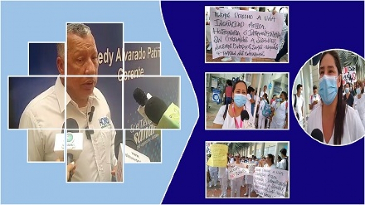 Protestas de contratistas de OPS del HORO ya fueron dadas de alta