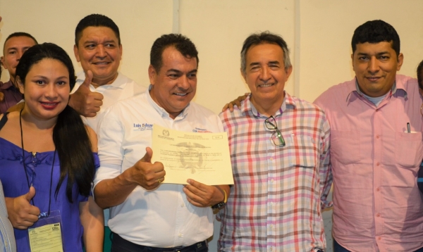 Luis Eduardo Castro recibió credencial como alcalde electo de Yopal