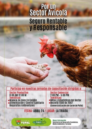 Capacitación de Fenavi para productores y comercializadores avícolas hoy en Yopal