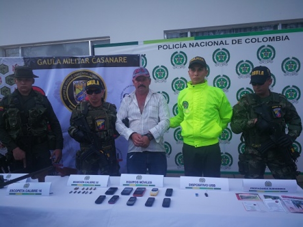 Fuerzas Militares y de Policía capturaron a “Chucho Barbas” por presuntos nexos con el Eln