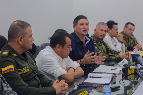 Gobernador, alcaldes y fuerza pública desarrollaron primer consejo departamental de seguridad