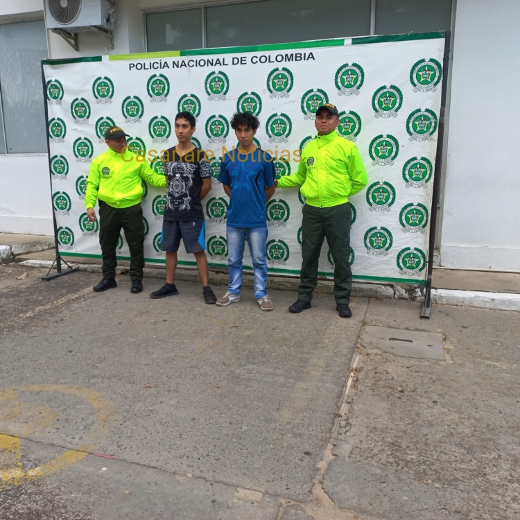 Capturados dos sujetos señalados de un homicidio en Yopal