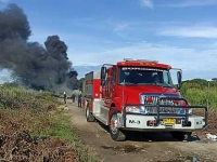 Bomberos de Yopal atendió quema prohibida de basura en la avenida primera