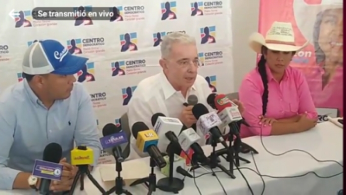 Expresidente Álvaro Uribe recalcó que no tiene responsabilidad en falsos positivos