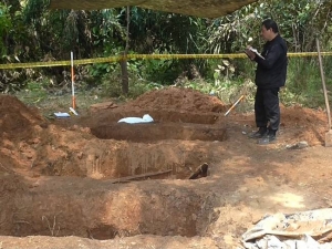 JEP extiende protección en cementerio de Yopal: hallan cuerpos desnudos y con camuflado